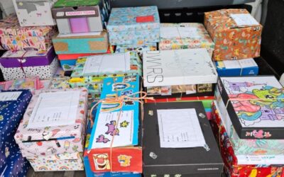 Schoenendozen voor Oekraïne